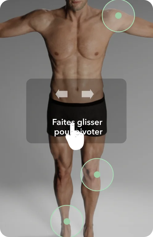 Aperçu d'une scène 3D interactive