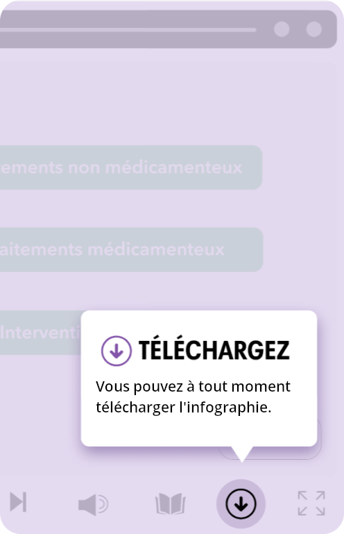 Aperçu d'un écran de téléchargement